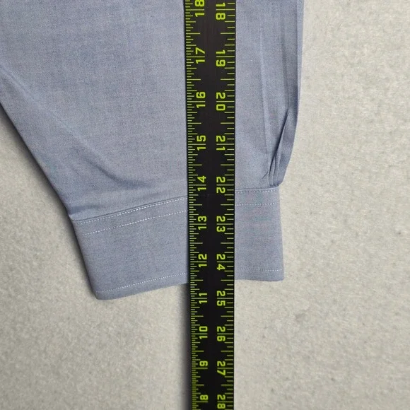 Brooks Brothers Men's Button Down Shirts 17-34 Blue Traditional Fit Cuff ‎ Lot 2